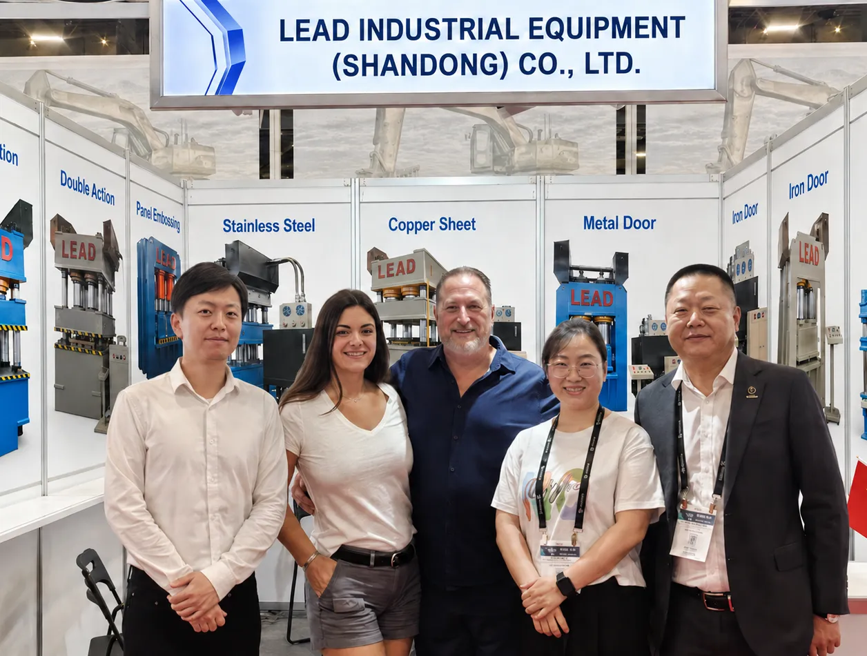 LEAD team at a trade show