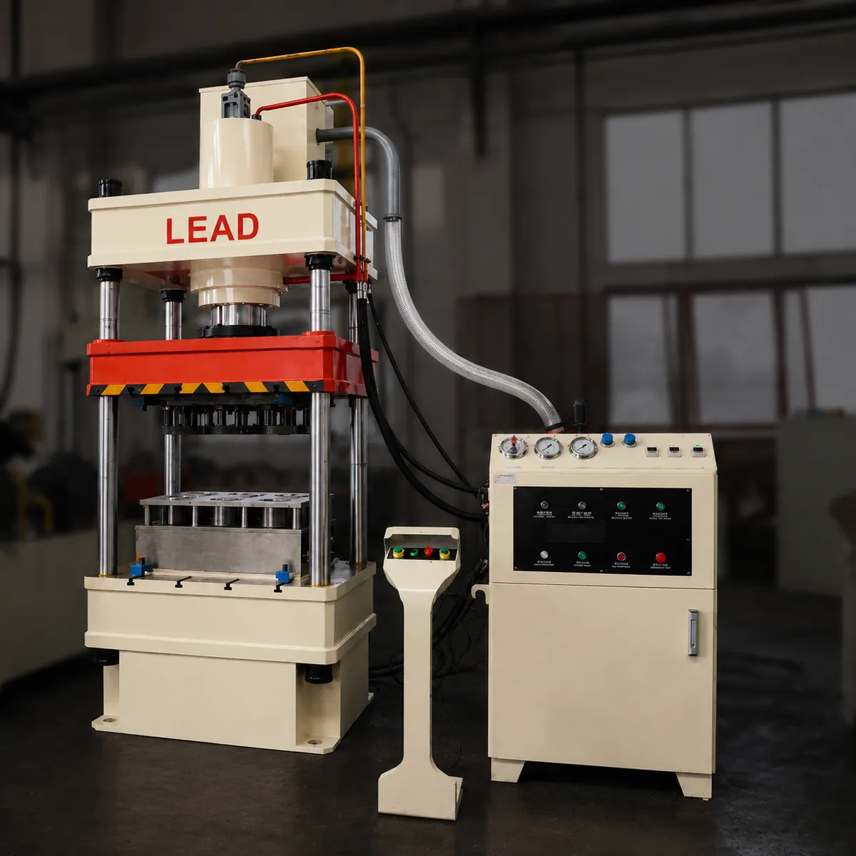 Hydraulic Press for Tea Cake Brick Block Molding Forming Pressing Compacting Food Processing