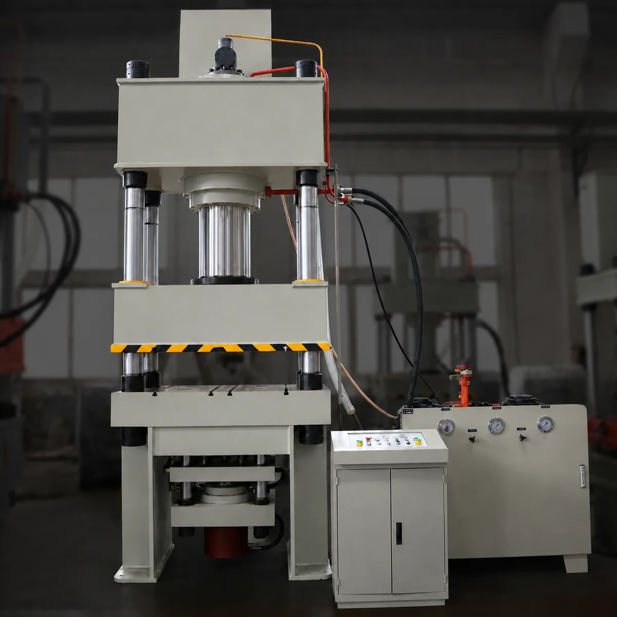 500T Hydraulic Press with Hydraulic Cushion for Sheet Metal Thin Plate Deep Drawing Stretching Forming Molding Blanking